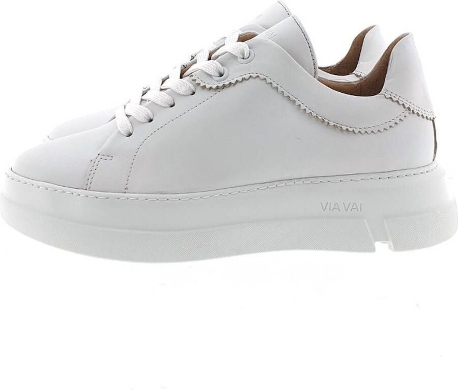 VIA VAI Blue Myla Sneakers Leer Wit