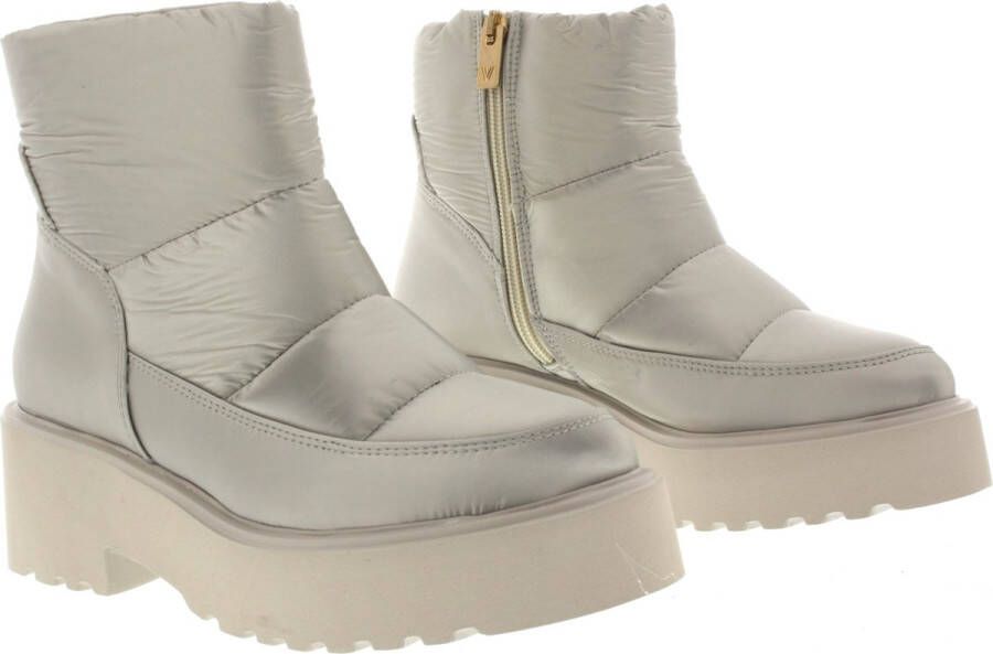 VIA VAI Bobbi Glow Enkellaarsjes dames Off white