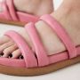 Via Vai 58158 Candy Pop leren slippers roze - Thumbnail 7