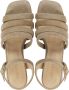 VIA VAI Sandalen Dames Damesschoenen Suède Blokhak hoogte 6 cm 60040 Cassia Beige - Thumbnail 12