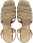 VIA VAI Sandalen Dames Damesschoenen Suède Blokhak hoogte 6 cm 60040 Cassia Beige - Thumbnail 11