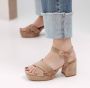 VIA VAI Sandalen Dames Cassia Six Maat: 41 Materiaal: Suède Kleur: Camel - Thumbnail 12