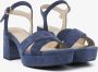 Via Vai cassia six ceruleo sandals Blauw Dames - Thumbnail 10