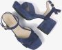 Via Vai cassia six ceruleo sandals Blauw Dames - Thumbnail 12