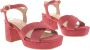 VIA VAI Cassia Six Roze Suede Sandalen met hak Dames - Thumbnail 15