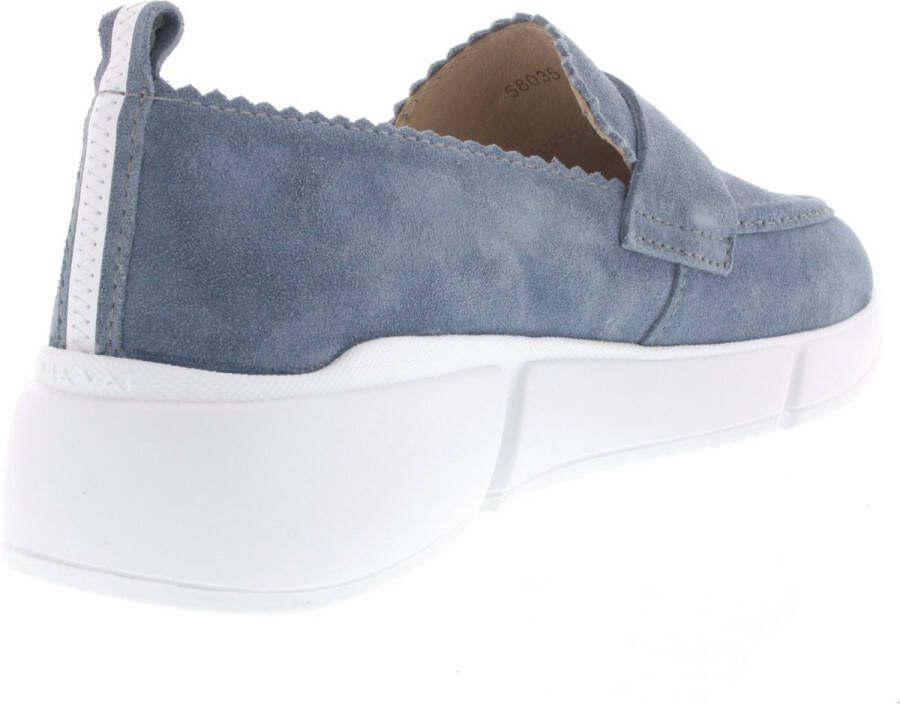 VIA VAI Celina Loavy Loafers dames Instappers Blauw