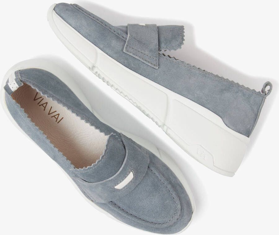 VIA VAI Celina Loavy Loafers dames Instappers Blauw