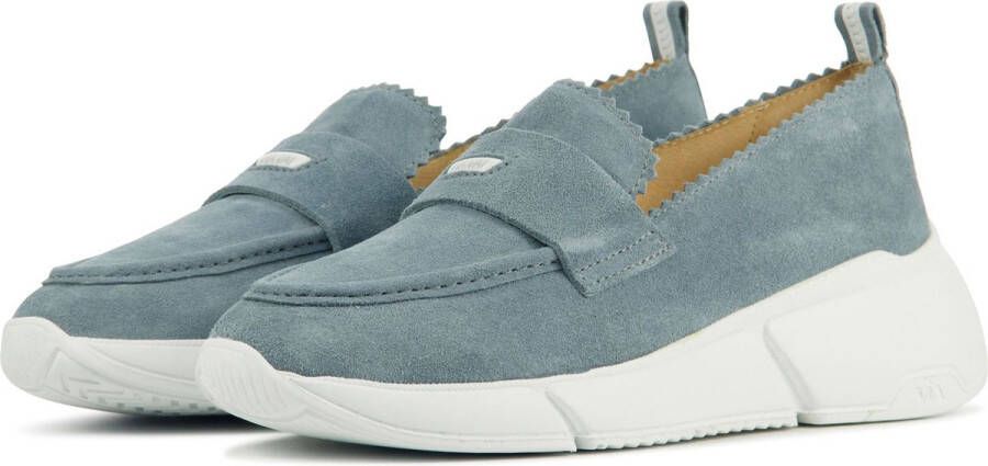 VIA VAI Celina Loavy Loafers dames Instappers Blauw