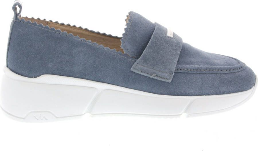 VIA VAI Celina Loavy Loafers dames Instappers Blauw