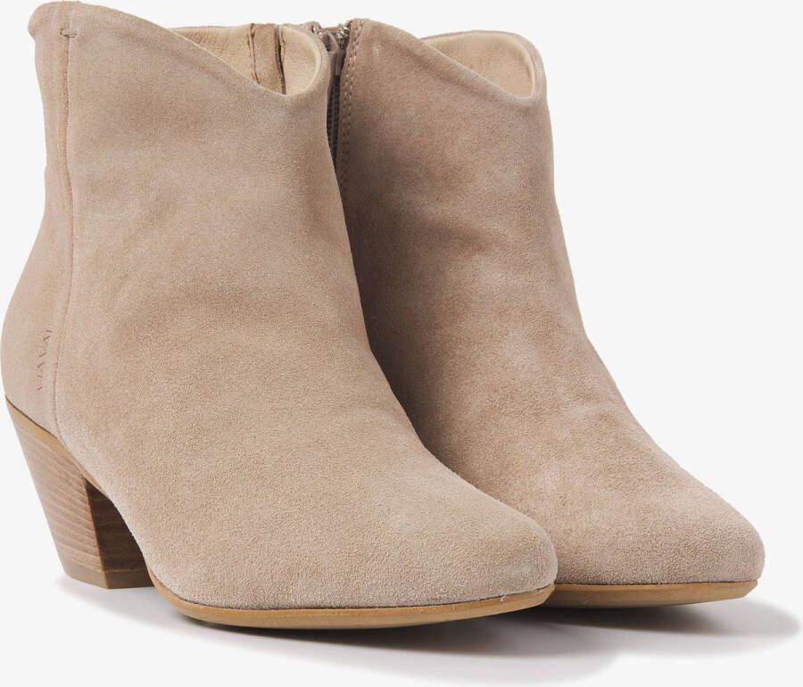 VIA VAI Claire Lott Enkellaarsjes dames Licht beige
