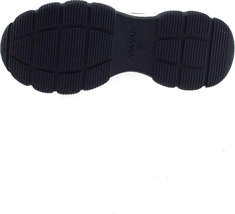 VIA VAI Coco Tess Sneakers Leer Zwart