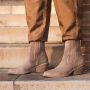 VIA VAI Eveline Cass Chelsea boots dames Enkellaarsjes dames Grijs - Thumbnail 6