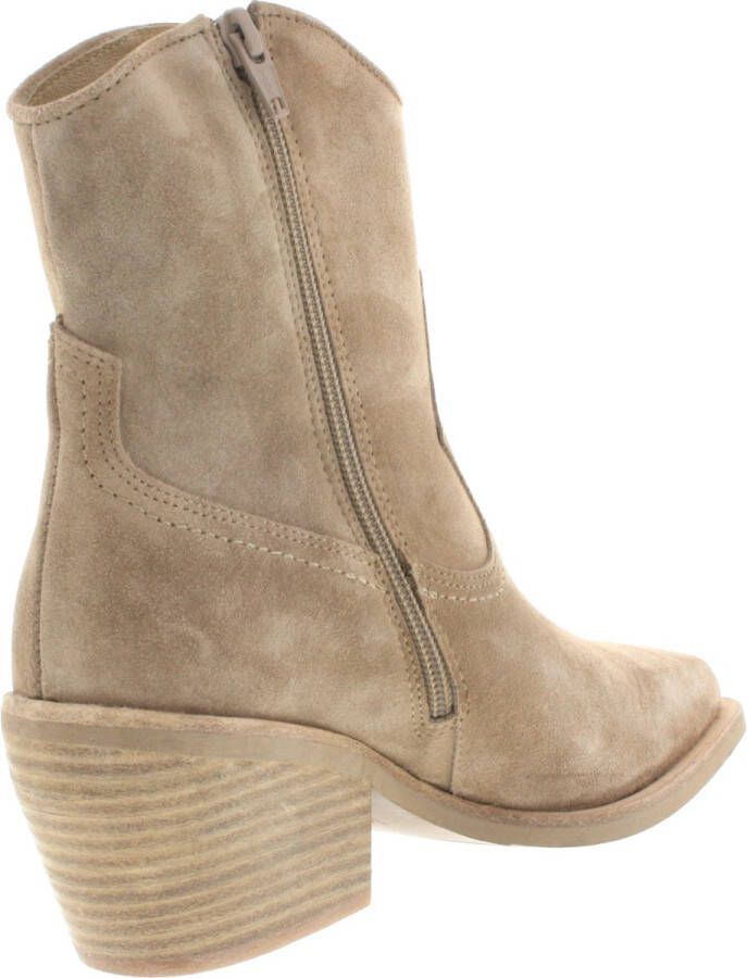 VIA VAI Eveline Clark Enkellaarsjes dames Beige