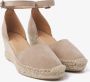 Via Vai Flora Braid Beige Sleehak Sandalen Beige Dames - Thumbnail 9