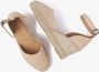 Via Vai Beige Espadrille Sandal Flora Braid Beige Dames - Thumbnail 8