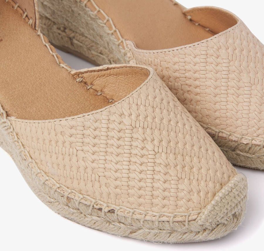 VIA VAI Flora Braid Espadrilles Met Sleehak Peach - Foto 11