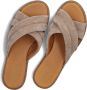VIA VAI Slippers Dames Harita Liv Maat: 37 Materiaal: Suède Kleur: Beige - Thumbnail 6