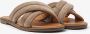 VIA VAI Slippers Dames Harita Liv Maat: 37 Materiaal: Suède Kleur: Beige - Thumbnail 7