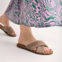 VIA VAI Slippers Dames Harita Liv Maat: 37 Materiaal: Suède Kleur: Beige - Thumbnail 10