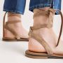 VIA VAI Sandalen Dames Harita Zen Maat: 38 Materiaal: Suède Kleur: Beige - Thumbnail 11