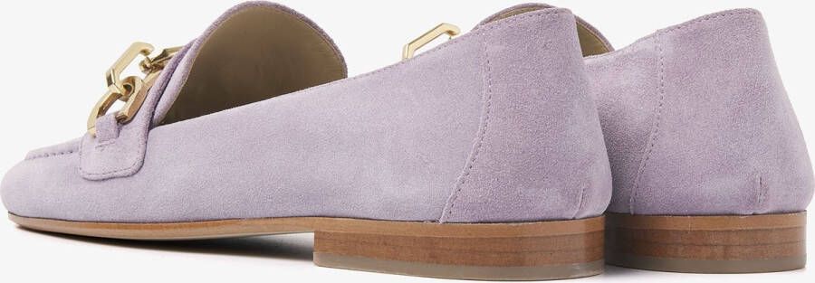 VIA VAI Indiana Leaf Loafers dames Instappers Lila Paars