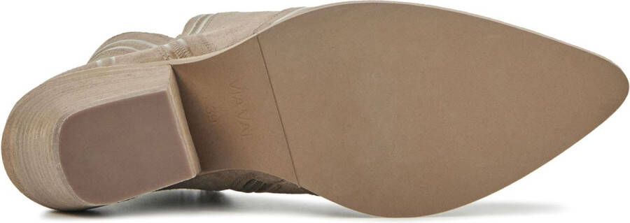 VIA VAI Jil Split Enkellaarsjes dames Beige