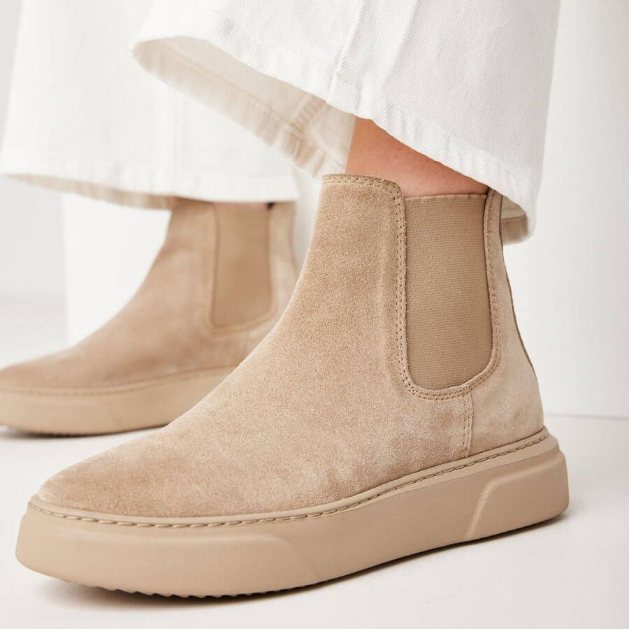 VIA VAI Juno Levy Chelsea boots dames Enkellaarsjes dames Beige