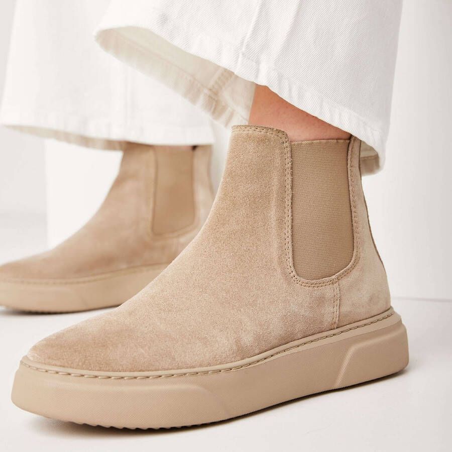 VIA VAI Juno Levy Chelsea boots dames Enkellaarsjes dames Grijs