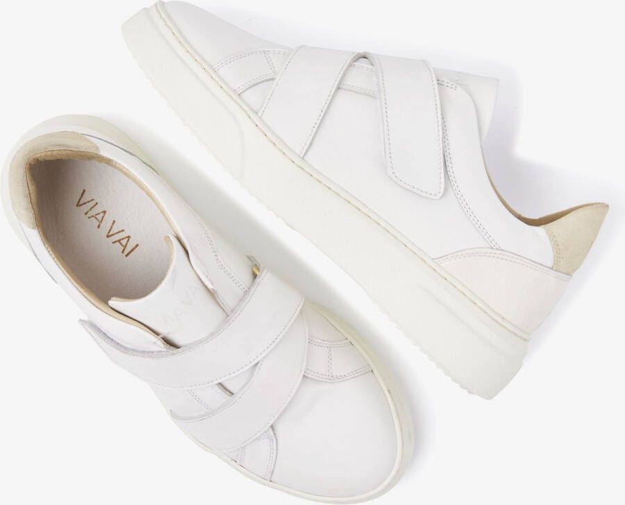 VIA VAI Juno Twist Sneakers Leer Wit