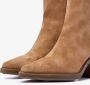 VIA VAI Kailee Faye Bruin Suede Enkellaars met hak Dames - Thumbnail 11