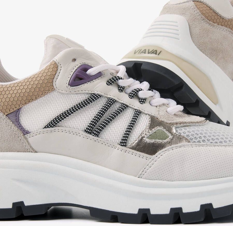VIA VAI Liz Dae | Dragon combi Wit Leer Lage sneakers Dames - Foto 13