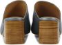 VIA VAI Muiltjes Female Sandalen Instappers Damesschoenen Leer 60022 Polly met Blauw - Thumbnail 2