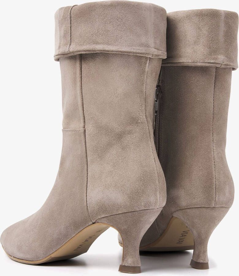 VIA VAI Noelle Rae Enkellaarsjes dames Koel beige