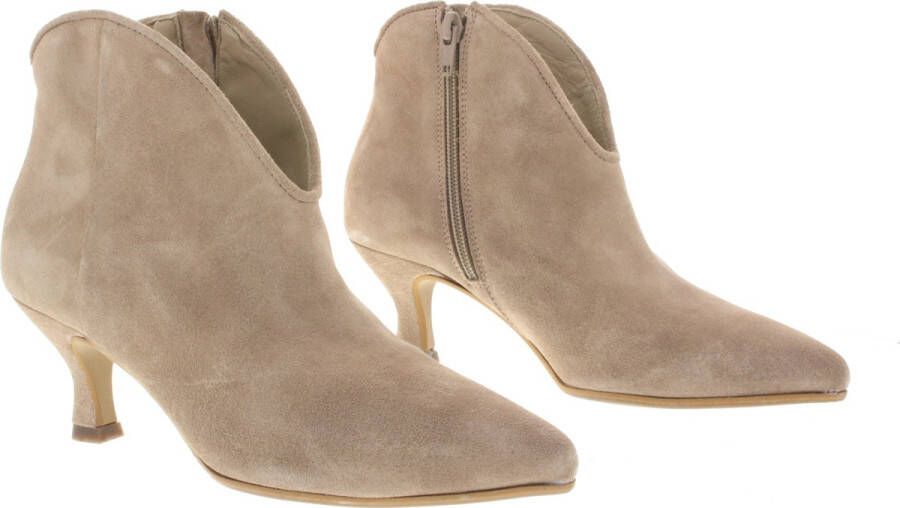 VIA VAI Noelle Rock Enkellaarsjes dames Beige