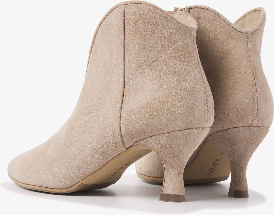 VIA VAI Noelle Rock Enkellaarsjes dames Beige