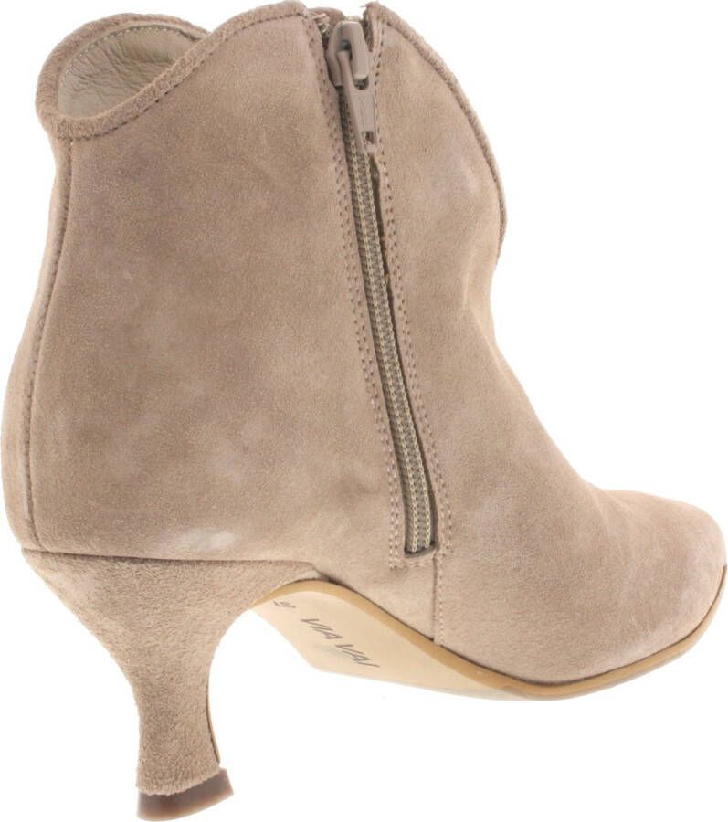 VIA VAI Noelle Rock Enkellaarsjes dames Beige