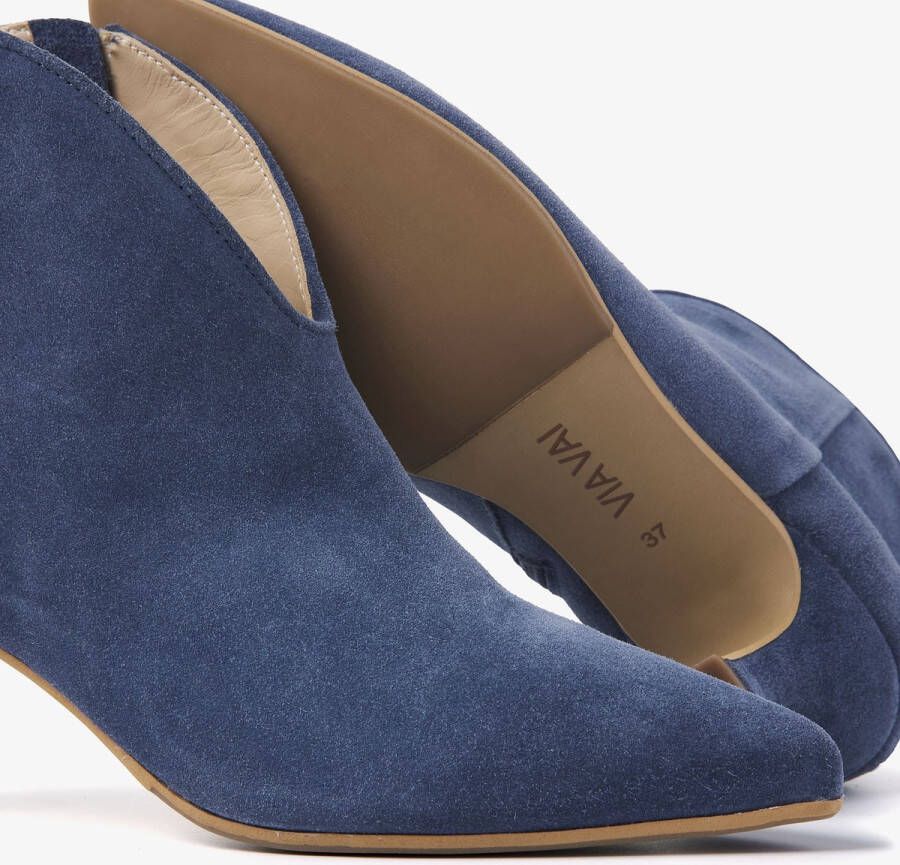 VIA VAI Noelle Rock Enkellaarsjes dames Blauw