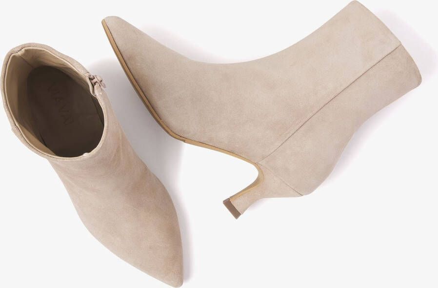 VIA VAI Noelle Rox Enkellaarsjes dames Beige