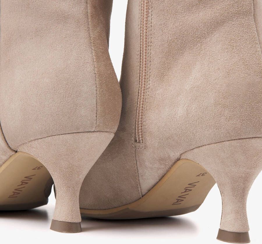 VIA VAI Noelle Rox Enkellaarsjes dames Beige