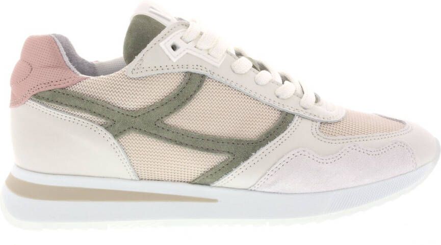 VIA VAI Nora Base Sneakers Beige Groen Roze