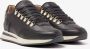 Via vai 57056 Nora Sade Vitello Nero Platino Sneakers - Thumbnail 11