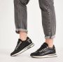 Via vai 57056 Nora Sade Vitello Nero Platino Sneakers - Thumbnail 12