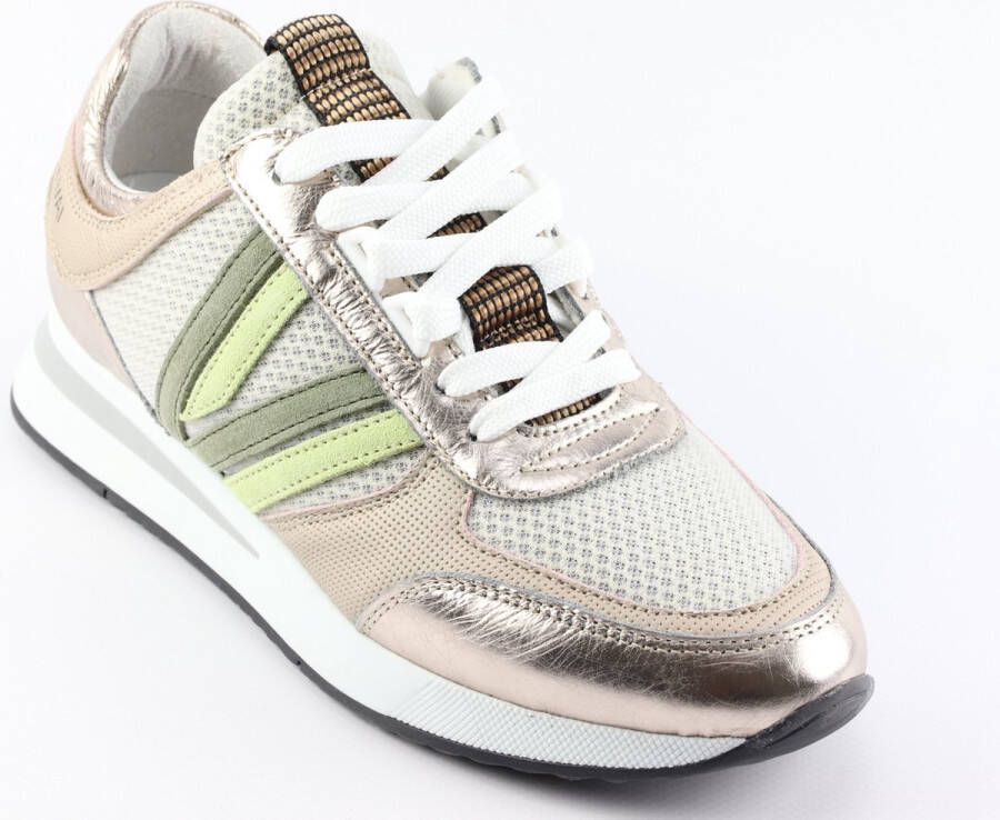 VIA VAI Nora Vibe Sneakers Metallic Goud