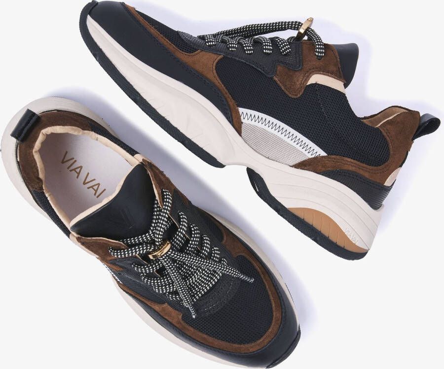 Witte via vai lage sneakers zaira fae 2025