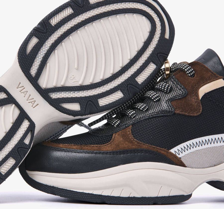 VIA VAI Pepper Jyll Sneakers Bruin