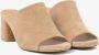 VIA VAI Muiltjes Dames Polly Maat: 36 Materiaal: Suède Kleur: Bruin - Thumbnail 11