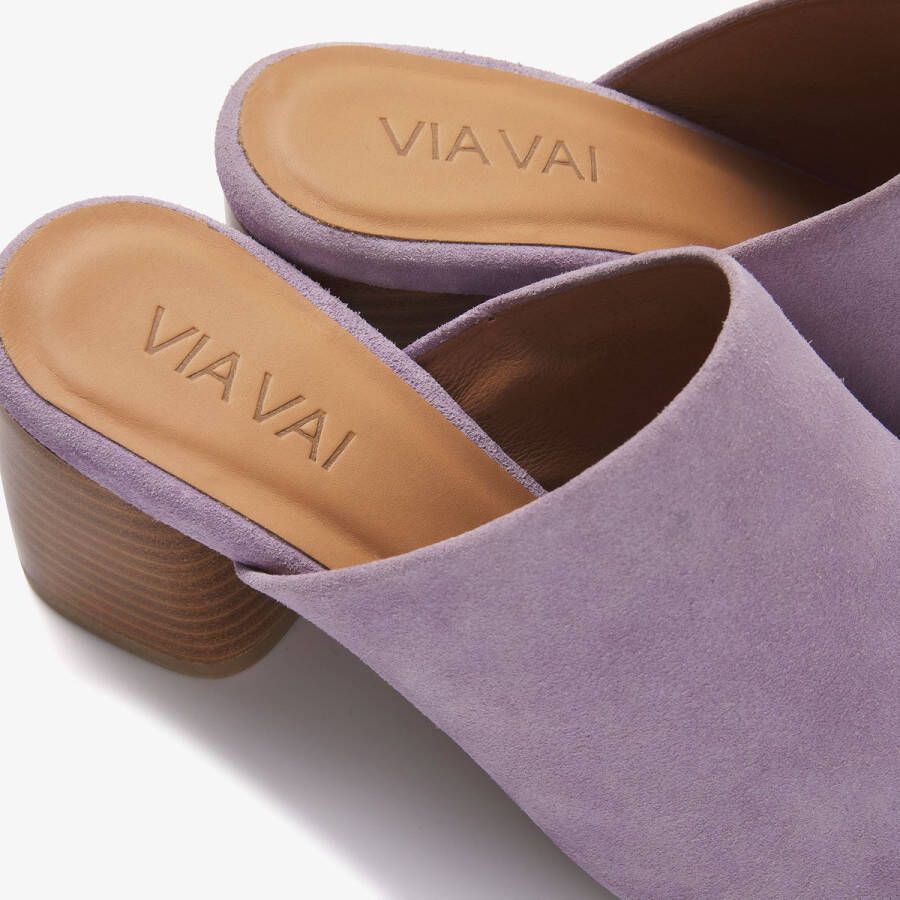 VIA VAI Polly Harper Sandalen Met Hak Paars