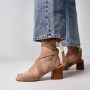 VIA VAI Sandalen Dames Polly Shade Maat: 39 Materiaal: Suède Kleur: Beige - Thumbnail 12