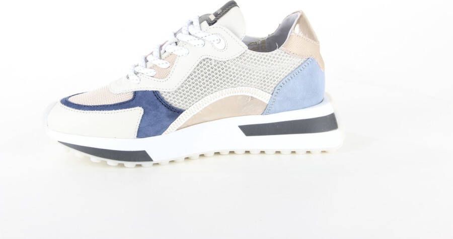 VIA VAI Posy Dash Sneakers Beige Blauw