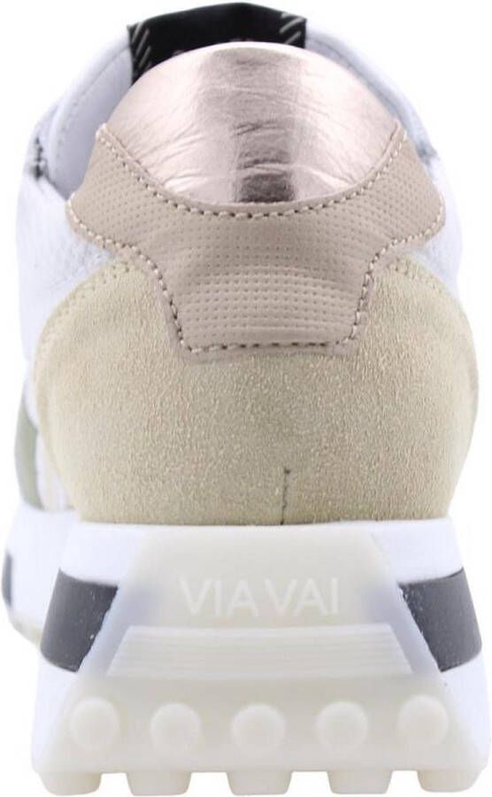 VIA VAI Posy Dash Sneakers Beige Groen